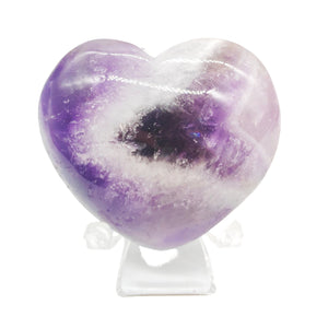 Chevron Amethyst Heart # 121