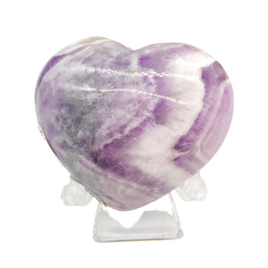 Chevron Amethyst Heart # 114