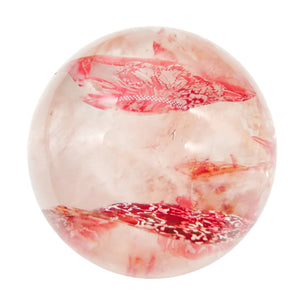 Fire Quartz Sphere # 124