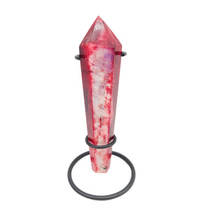 Red Moonstone Wand + Stand # 86