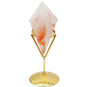 Fire Quartz Diamond + Horoscope Stand # 126