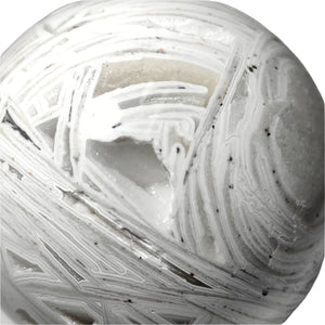 White Agate Sphere # 102