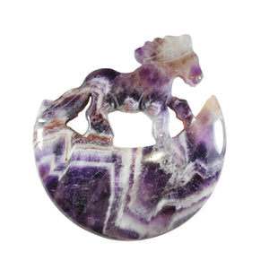 Chevron Amethyst Horse Moon # 144