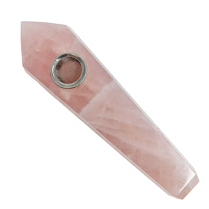 Rose Quartz Pipe # 78