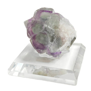 Cubic Fluorite + Candle Quartz Specimen # 20