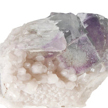 Load image into Gallery viewer, Cubic Fluorite + Candle Quartz Specimen # 20
