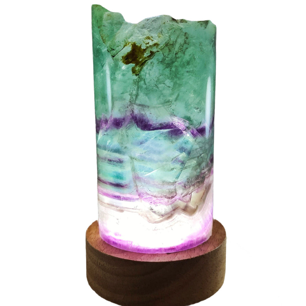 Rainbow Fluorite Lamp # 146