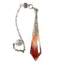 Load image into Gallery viewer, Fire Quartz Pendulum # 184
