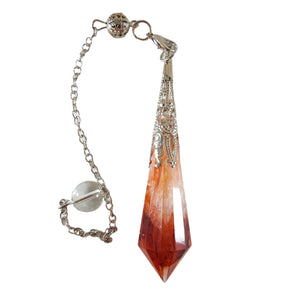 Fire Quartz Pendulum # 184