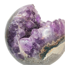 Load image into Gallery viewer, Amethyst Geode Sphere # 112
