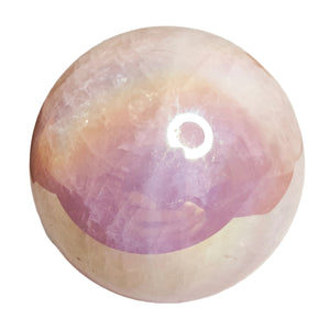 Aura Rose Quartz Sphere XL #52