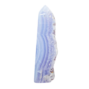 Blue Lace Agate Druzy Point # 17