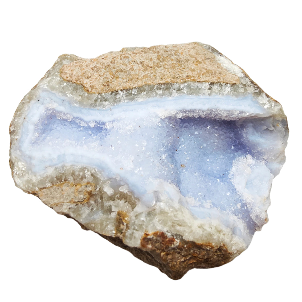 Blue Lace Agate Raw Specimen # 131