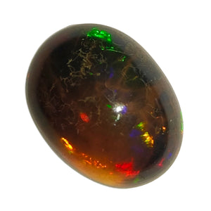 Black Fire Opal Oval # 177