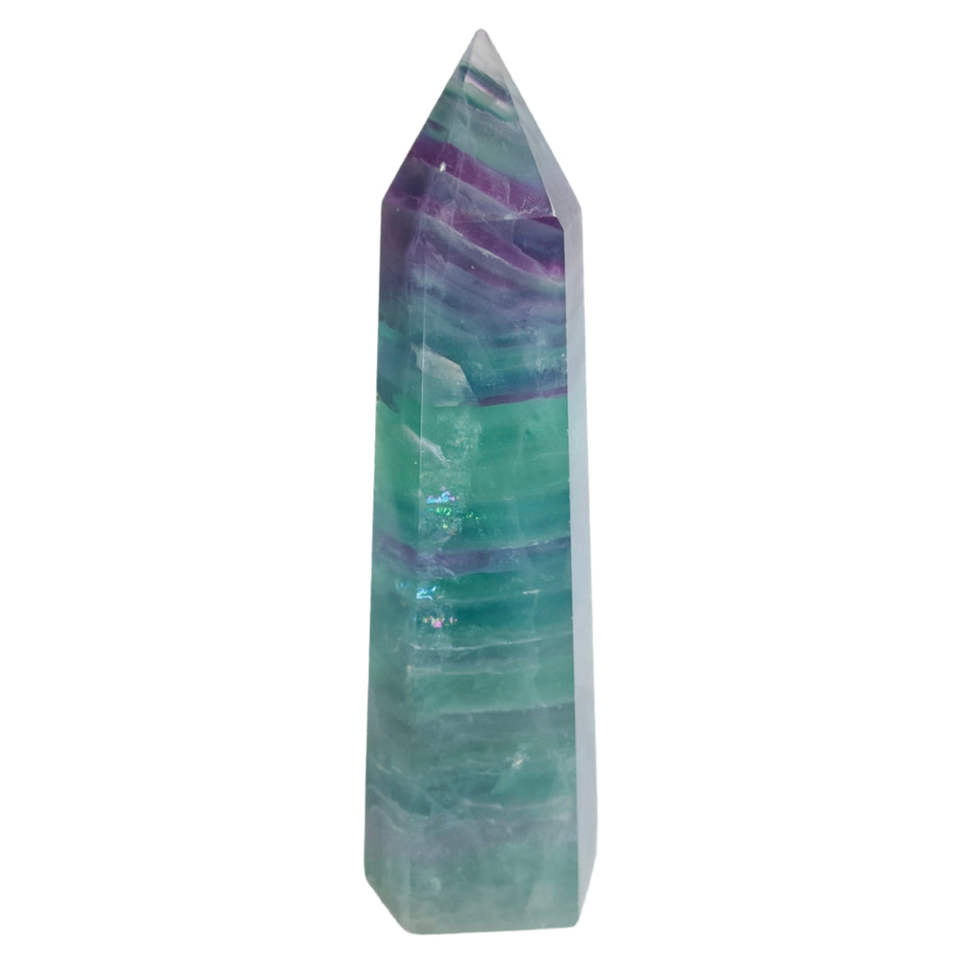 Rainbow Fluorite Tower # 7
