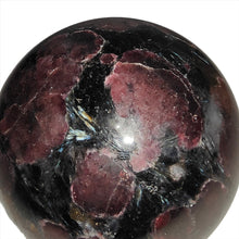 Load image into Gallery viewer, Arfvedsonite + Garnet Sphere # 145
