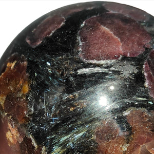 Arfvedsonite + Garnet Sphere # 194