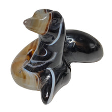 Load image into Gallery viewer, Black Banded Agate Snake # 71
