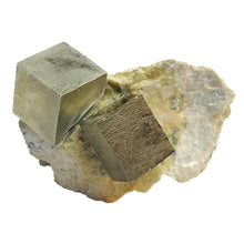 Load image into Gallery viewer, Pyrite Cubes in Matrix Stone # 116

