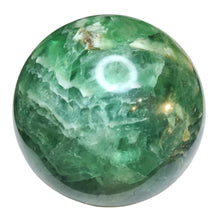 Load image into Gallery viewer, Green Fluorite Sphere # 48
