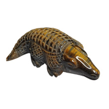 Load image into Gallery viewer, Tiger&#39;s Eye Crocodile # 57
