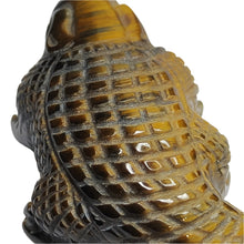 Load image into Gallery viewer, Tiger&#39;s Eye Crocodile # 57
