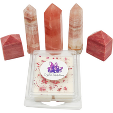 Load image into Gallery viewer, Wax Melts w/Rose Quartz Chips
