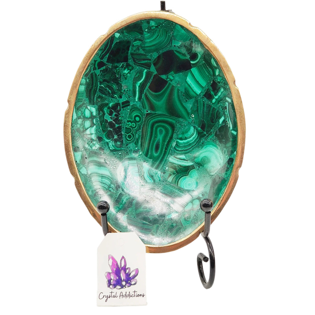 Malachite Bowl # 160