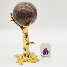 Load image into Gallery viewer, Gold &amp; Silver Tree Sphere Stands
