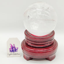 Load image into Gallery viewer, Wooden Sphere Stand with Felt
