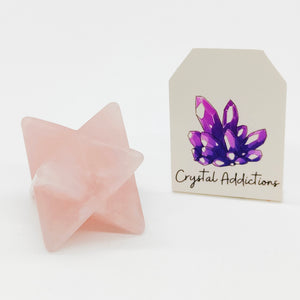 Rose Quartz XL Merkabas