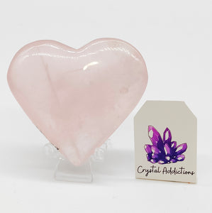 Rose Quartz 'Star' Heart # 171