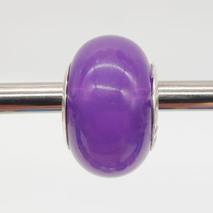 Pandora Inspired Charms - Coloured Plain Purple