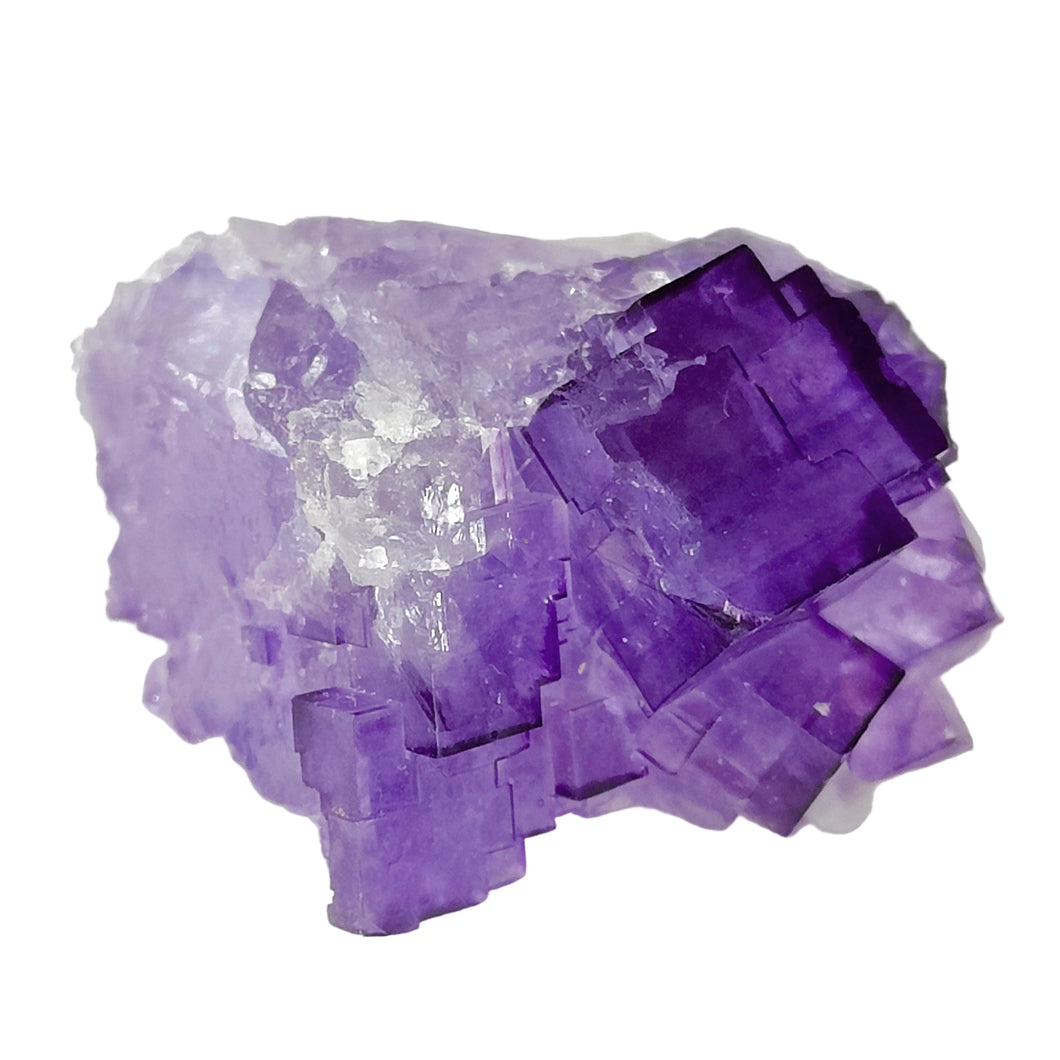 Yaogangxian Purple Cubic Fluorite Specimen # 7