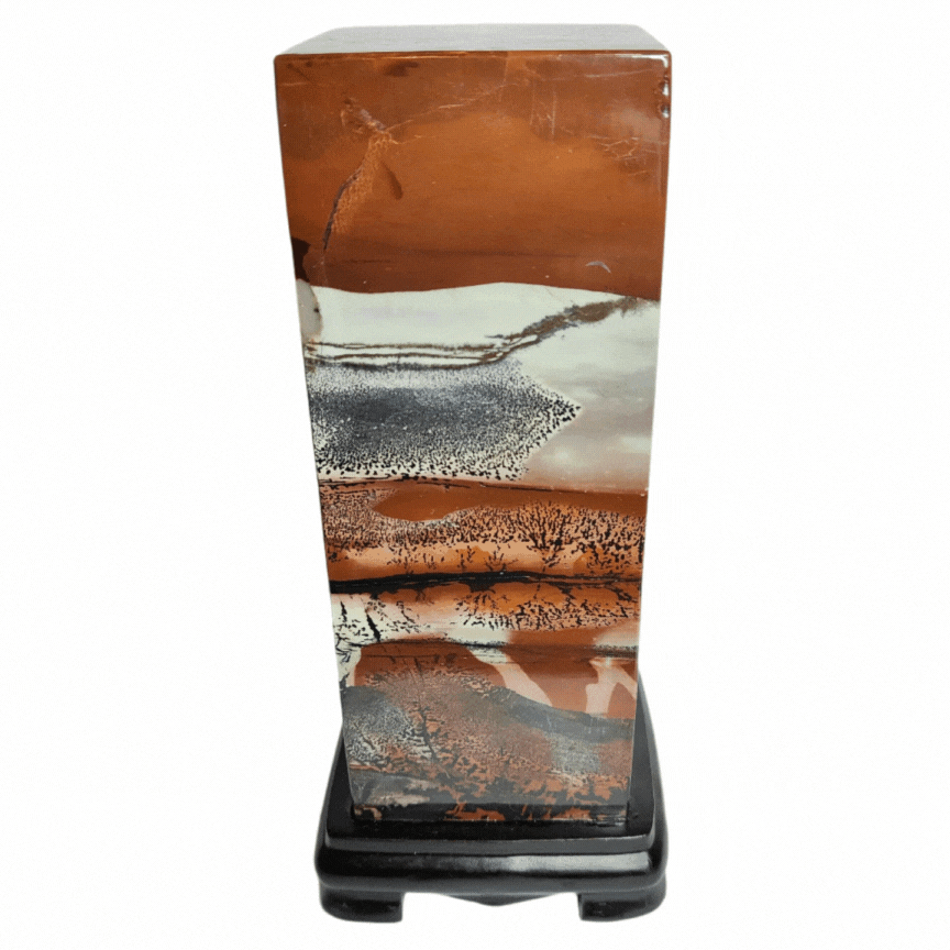 Dendritic Picture Jasper Pillar # 114