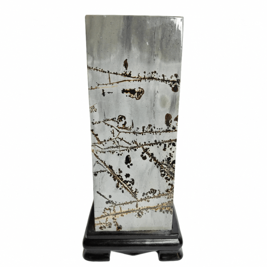 Dendritic Picture Jasper Pillar # 48