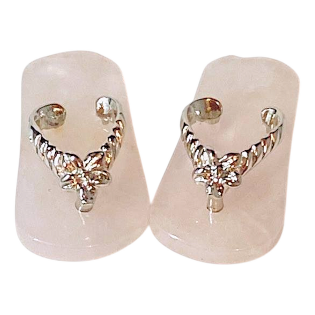 Rose Quartz Crystal Thongs