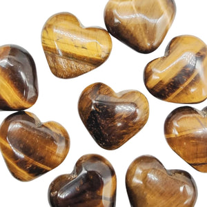 Tiger's Eye Hearts