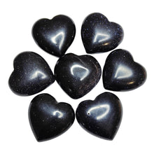 Load image into Gallery viewer, Blue Sandstone Medium Hearts
