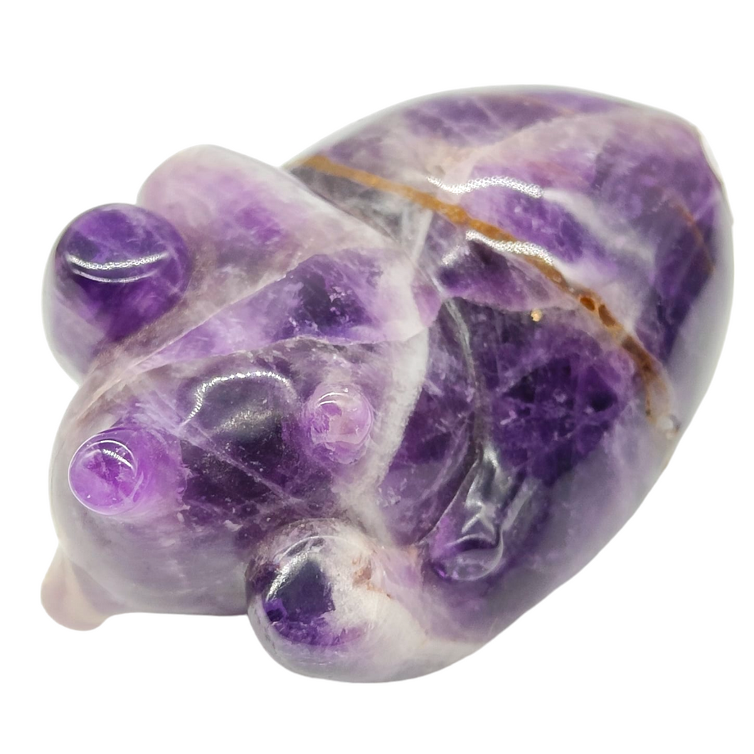 Chevron Amethyst Human Heart # 54