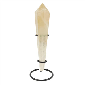 Citrine Wand + Stand # 139