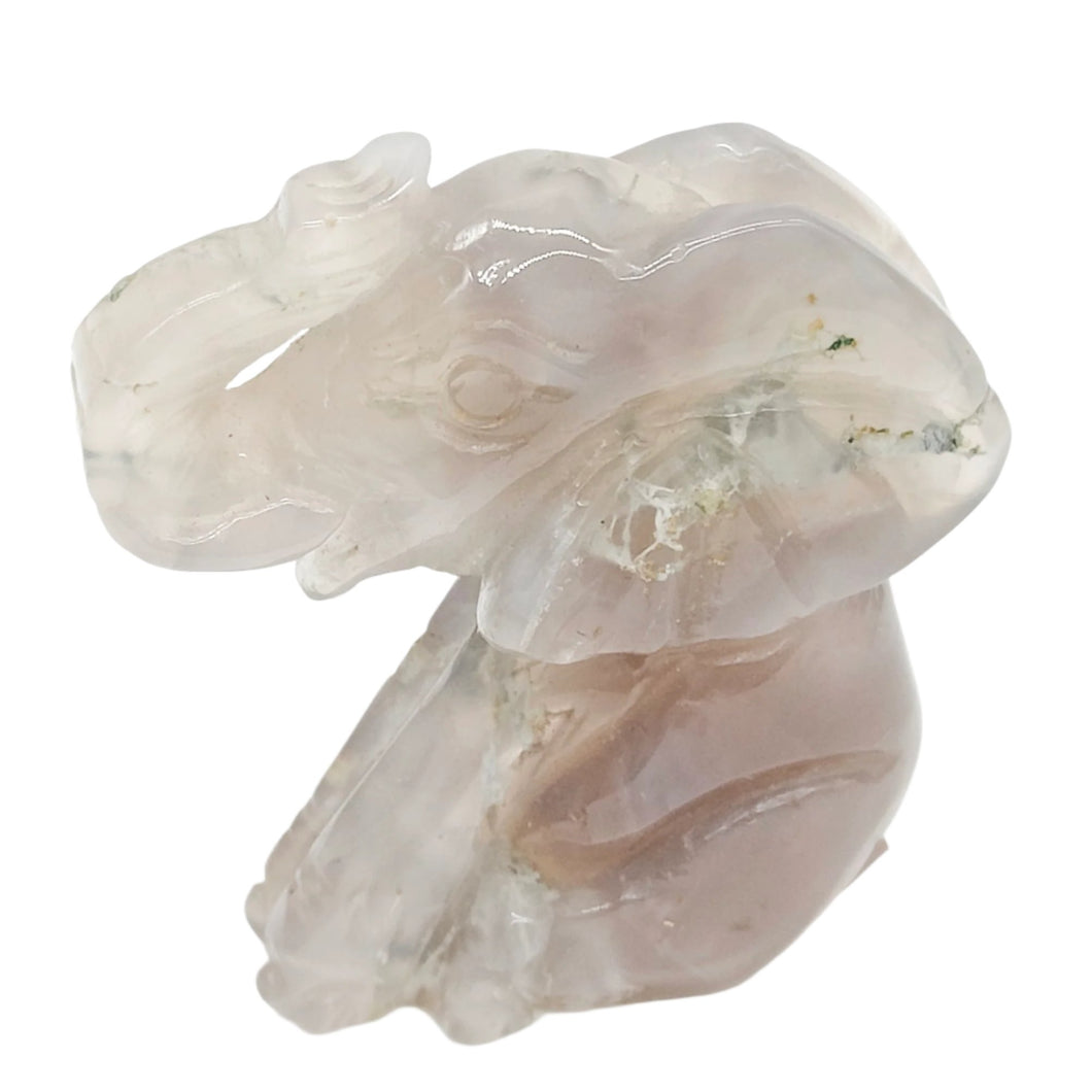 Moss Agate Elephant # 198