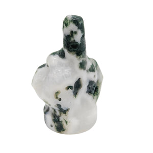 Moss Agate Rude Finger # 121