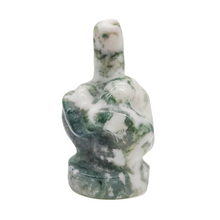 Load image into Gallery viewer, Moss Agate Rude Finger # 194
