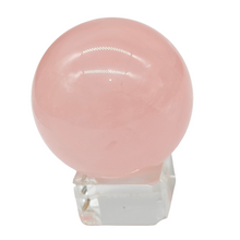 Load image into Gallery viewer, Rose Quartz Sphere + Star # 191
