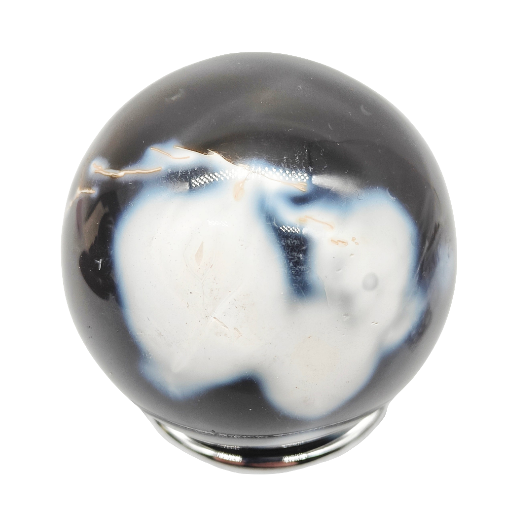 Orca Agate Sphere # 88