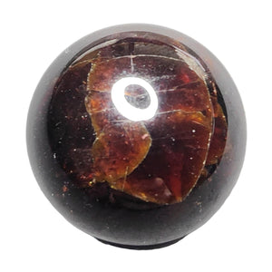 Garnet Sphere with Star # 24