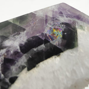 Rainbow Fluorite Druzy Point # 92