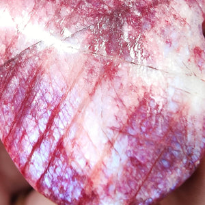 Red Moonstone Heart # 160