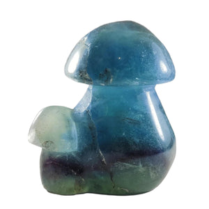 Blue Fluorite Double Mushroom # 142